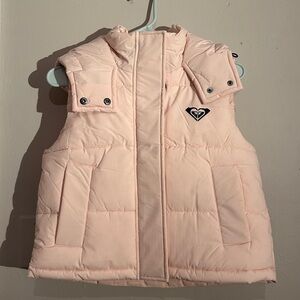 NWT ROXY “Pink Salt” Waterproof Puffer Vest